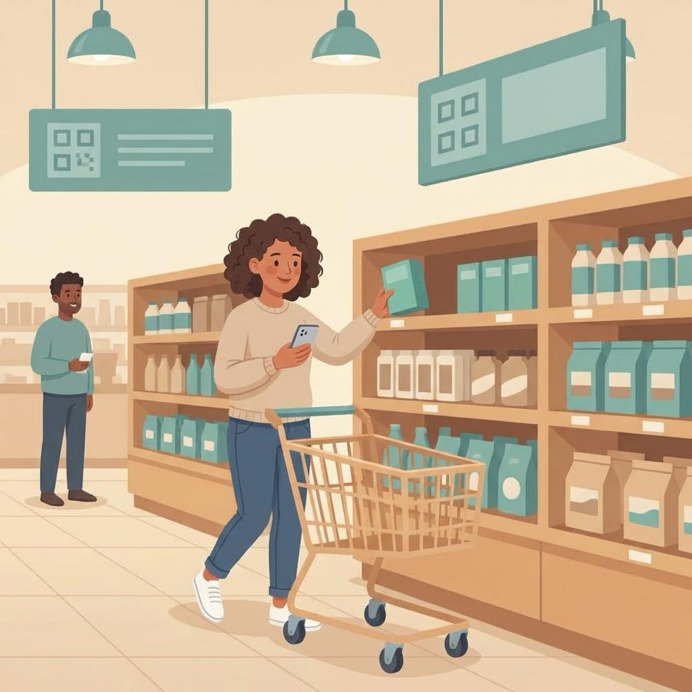 Checkout counters scene: Keep shopping.