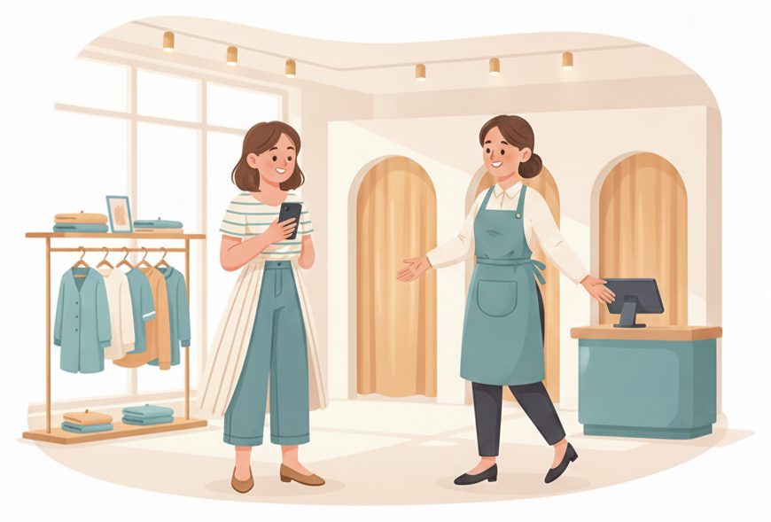 Retail & boutiques scene: “We're ready for you”.